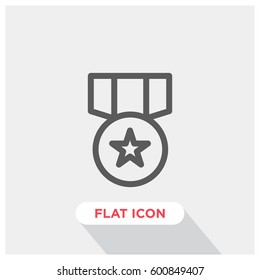 Medal winner vector icon