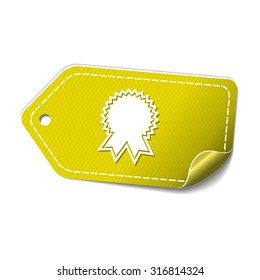 Medal Yellow Vector Icon Design