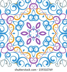 Medallion circular design. Vector illustration.