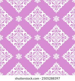 Medallion damask repeat pattern.damask floral seamless vector. floral pattern design ornament.