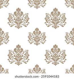 Medallion damask repeat pattern.damask floral seamless vector. floral pattern design ornament.