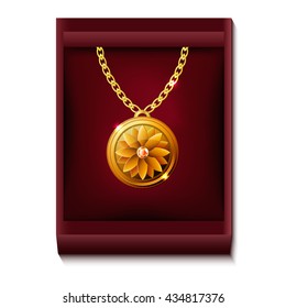 medallion golden lotus