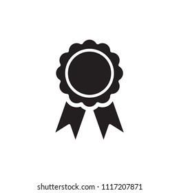 Medallion icon flat vector template design trendy