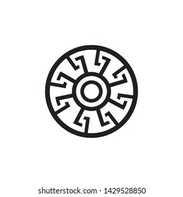 Medallion logo design vector template