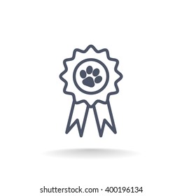 Medallion ribbons icon