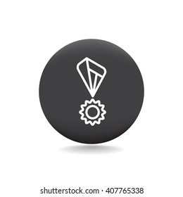 Medallion ribbons icon