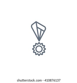 Medallion ribbons icon
