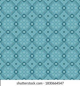 Medallion Vintage  seamless pattern in Turkish, Indian style. Endless pattern can be used for ceramic tile, wallpaper, linoleum, textile, web page background. Vector