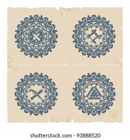 Medallions corsairs 5, vector