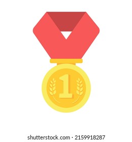 Medals are awarded to the winners of the sporting events.
