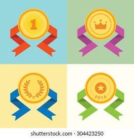 Medals and Badges Set X