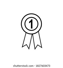 medals icon vector illustration logo template