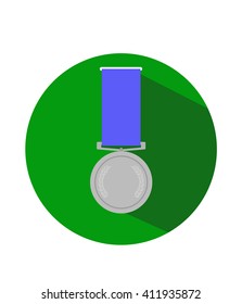 Medals icons. Vector illustration.