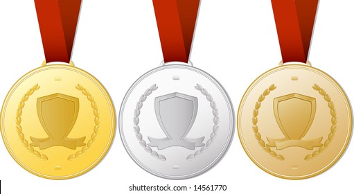 Medals vector illustration