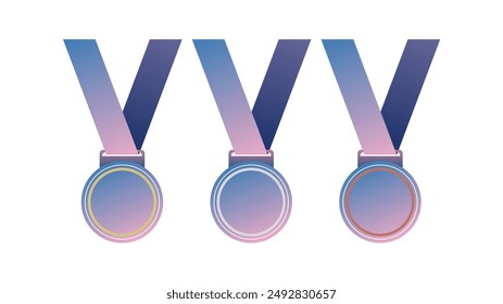 Medals vector isolated on white background, Vector EPS 10