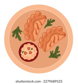 medames muslim food dish icon