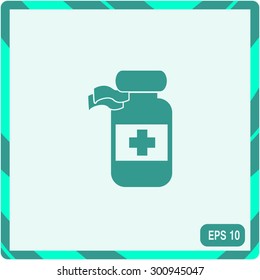 Medecine bottle icon