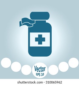 Medecine bottle icon