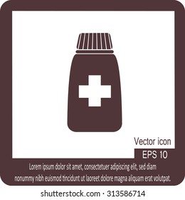 Medecine bottle icon