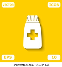 Medecine bottle icon