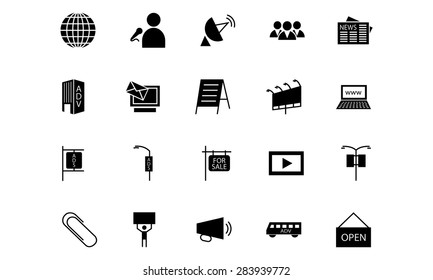 Media and Advertisement Vector Icons 3