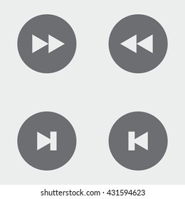 Media Button Icons