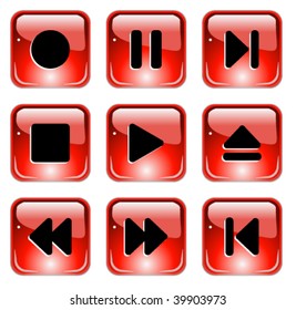 media buttons