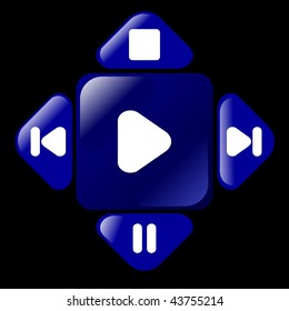media buttons