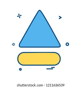 Media buttons icon design vector