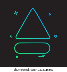 Media buttons icon design vector