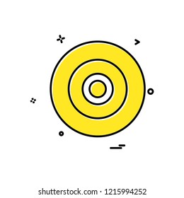 Media buttons icon design vector