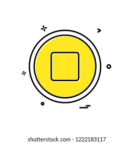 Media buttons icon design vector