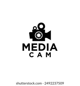 Media Cam Logo Vector Modern