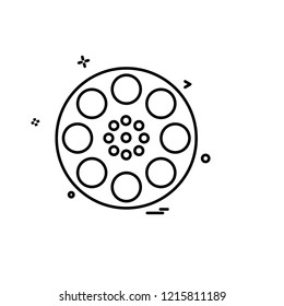 Media and Camera icon design vector 