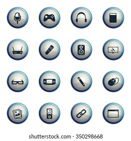 Media chrome icons for web