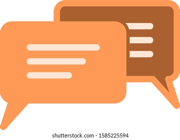 Media and communication flate icon