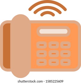 Media and communication flate icon