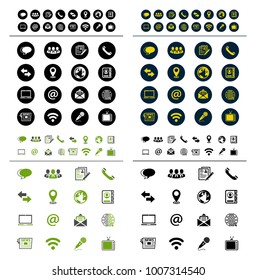 Media and communication icons
