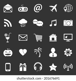 Media and communication icons