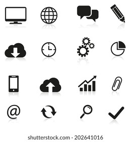Media and communication icons