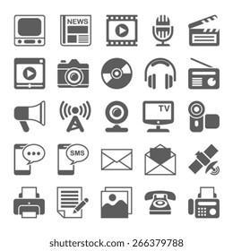 Iconos de medios y comunicación
