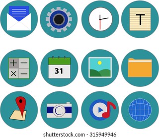 Media and communication icons