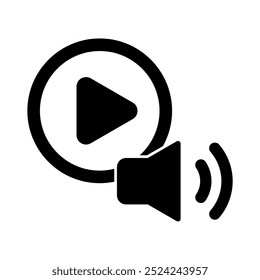 media concept line icon. Simple element illustration. media concept outline symbol design.