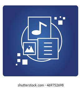 media and content icon