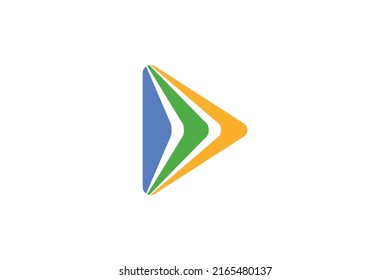 Media Digital Colored Logo Vector