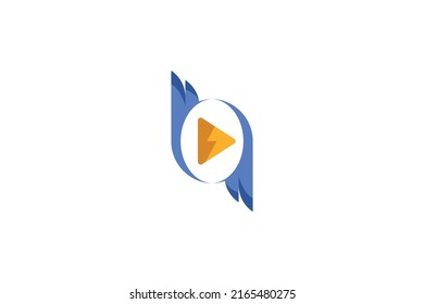 Media Digital Colored Logo Vector