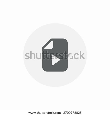 media document icon sign vector