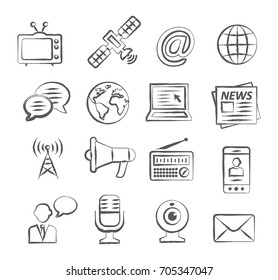 Media Doodle Icons