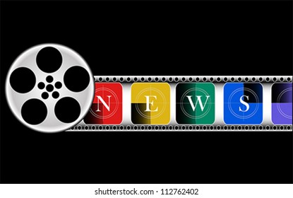 Media, Electronic news, vector