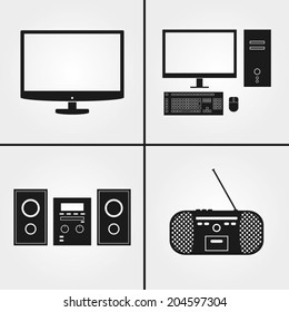 Media Entertainment Icons